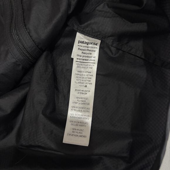 Patagonia Houdini Women’s Medium Black Lightweight Jacket - Picture 5 of 9